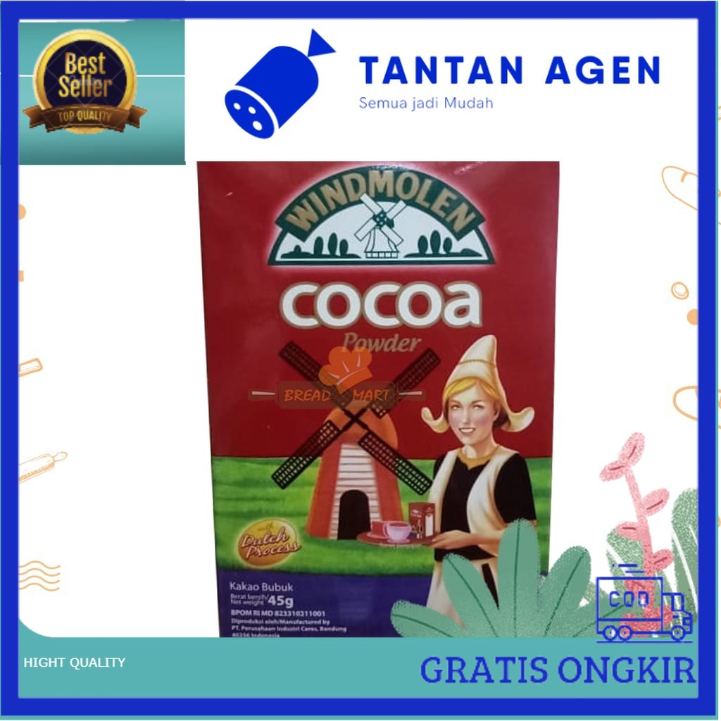 

WINDMOLEN COCAO POWDER -Terlengkap-Termurah-Berkualitas