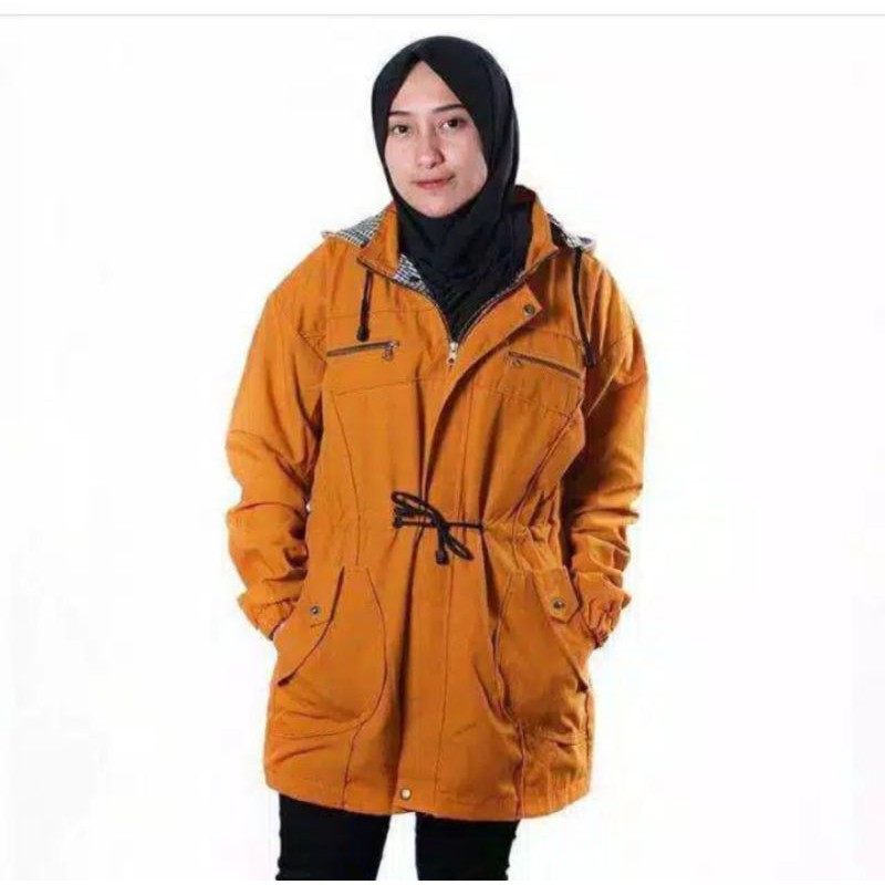 Jaket Parca cewek berkulitas  Bolak-balik .ALLSIZE