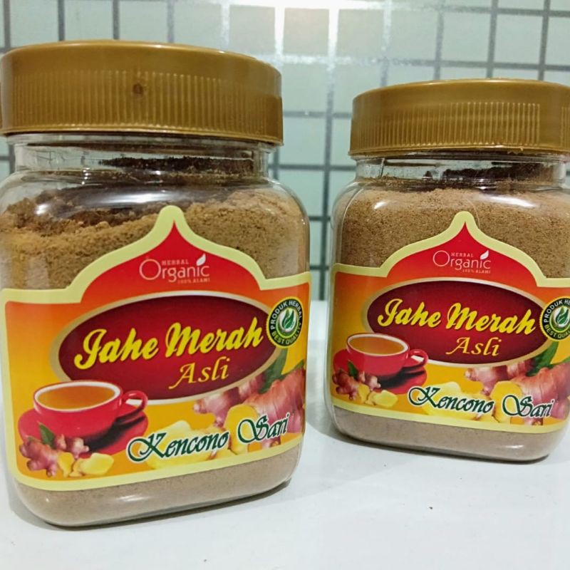 

Jahe Merah Asli Original Organik Kencono Sari 100 gr