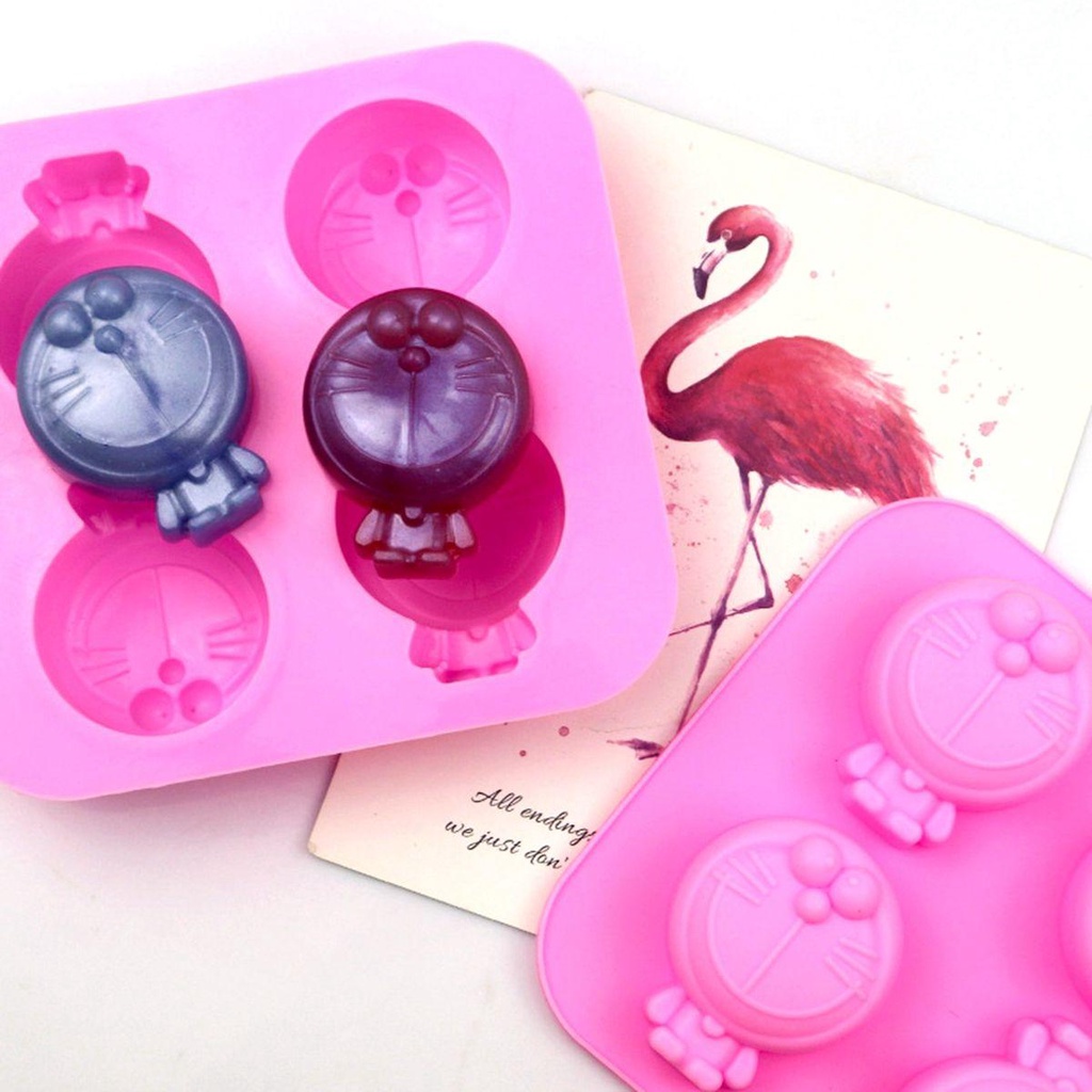 [Elegan] Cetakan Kue Dapur Handmade 3D DIY Silikon Kartun Sugarcraft