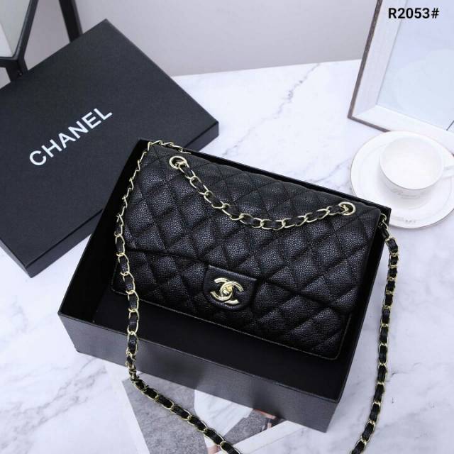 CH Maxi Classic Caviar Bag R2053#