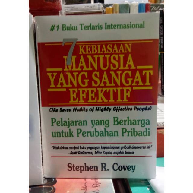 Buku 7 Kebiasaan Manusia Yang Sangat Efektif Stephen R Covey Shopee Indonesia