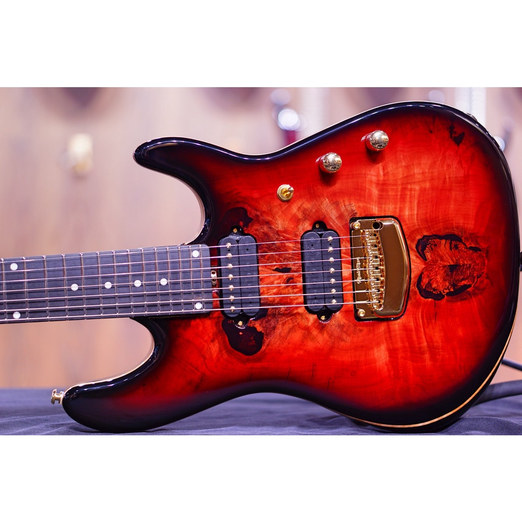 Ernie Ball Music man Cutlass HH Trem - 7 String - Jason Richardson - Rorschach Red - S06999