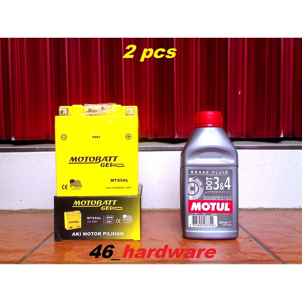 AKI MOTOBATT MTX5AL 12V 5Ah MOTUL DOT 3&4 BF  JUPITER VESPA MIO KLX150 - 46_hardware