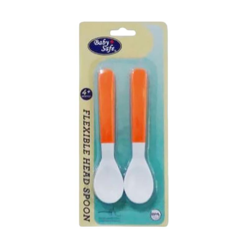 Baby Safe Flexible Head Spoon Bpa Free / Sendok Makan Bayi