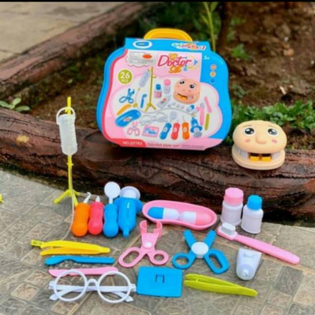 MOMBABY1 Edisi Kedua - Kado Mainan Anak Koper Dokter Gigi atau Dentist set Toys