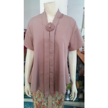 (Pd92/100) Kebaya Floy kutubaru kartini encim PENDEK BALOTELI busui KeroncongBusana (PDK)-Purple Hazel