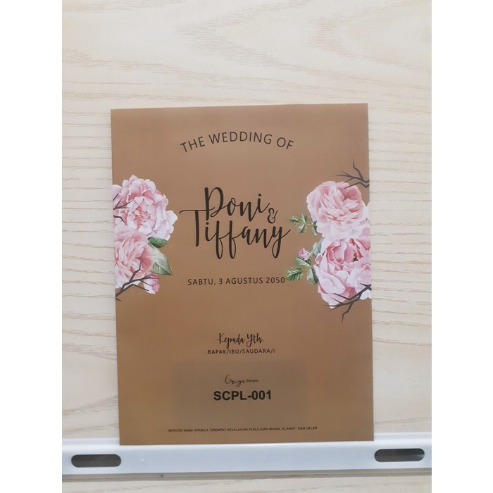 CETAK Undangan Griya SCPL-001 Free File Setting