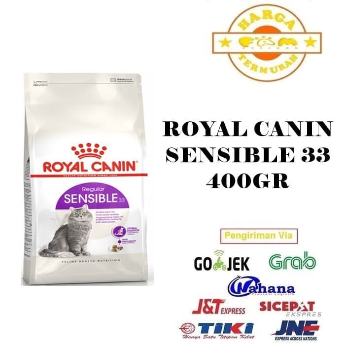 Royal Canin Sensible 33 400gr - Makanan Kucing / Cat Food