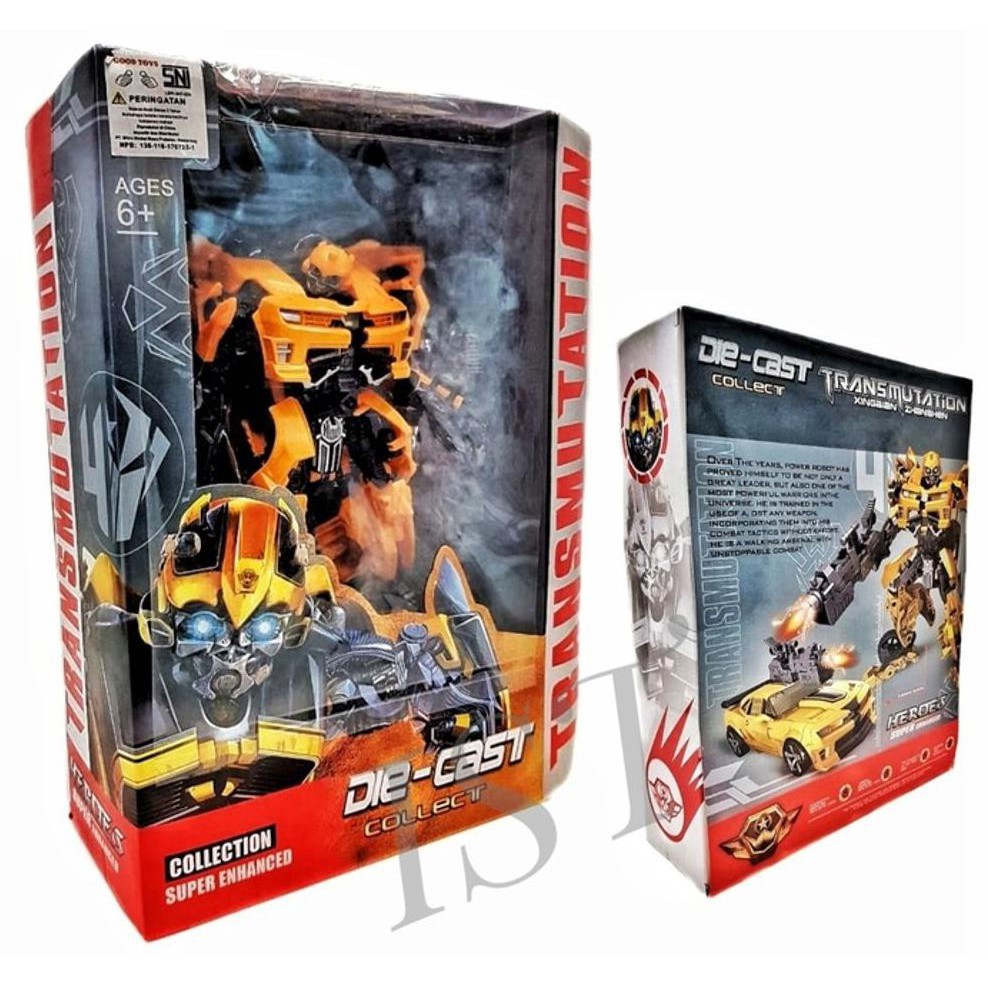 Promo Besar Diecast Transformer Bumblebee - Mainan Robot Bumblebee