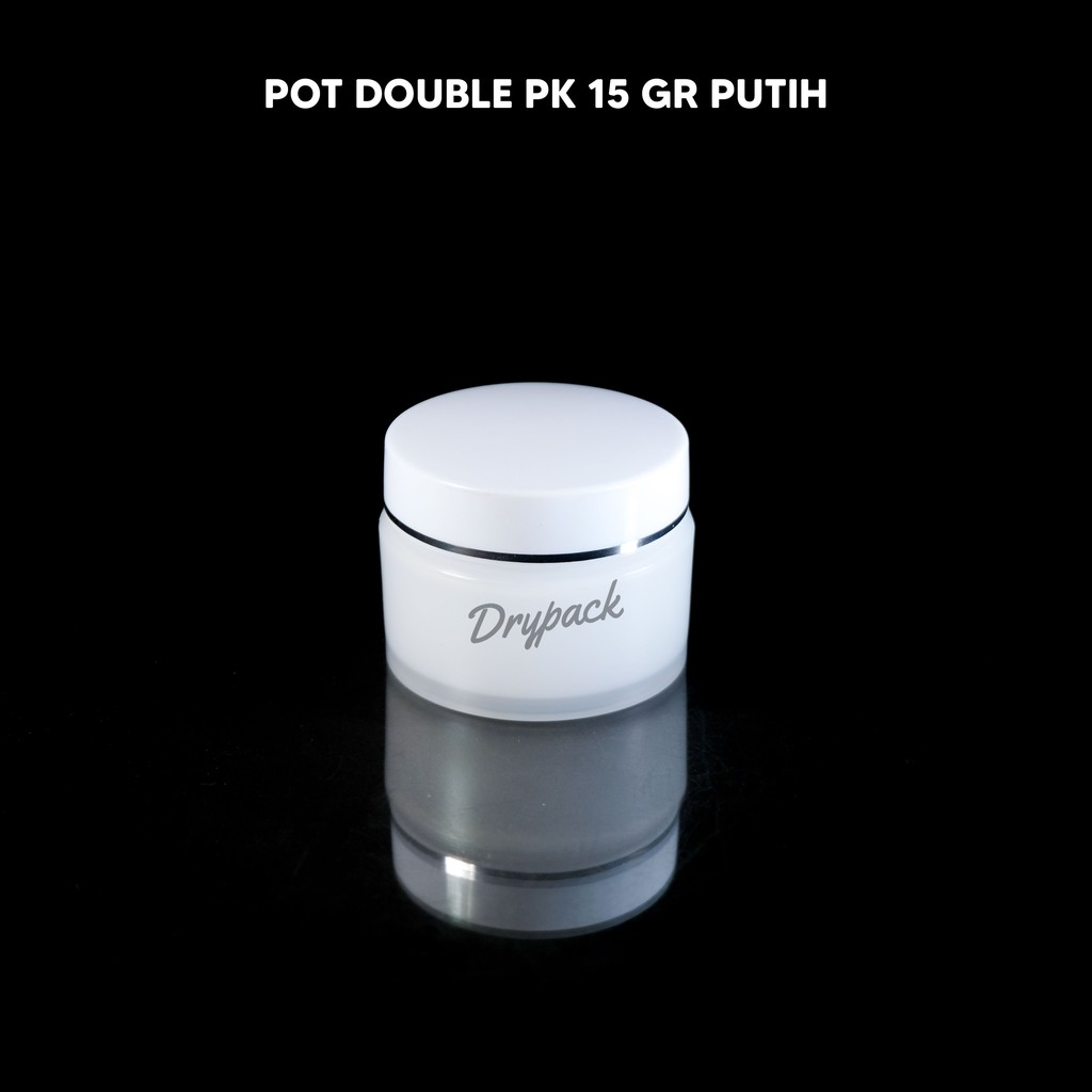 POT DOUBLE PK 15 GR PUTIH