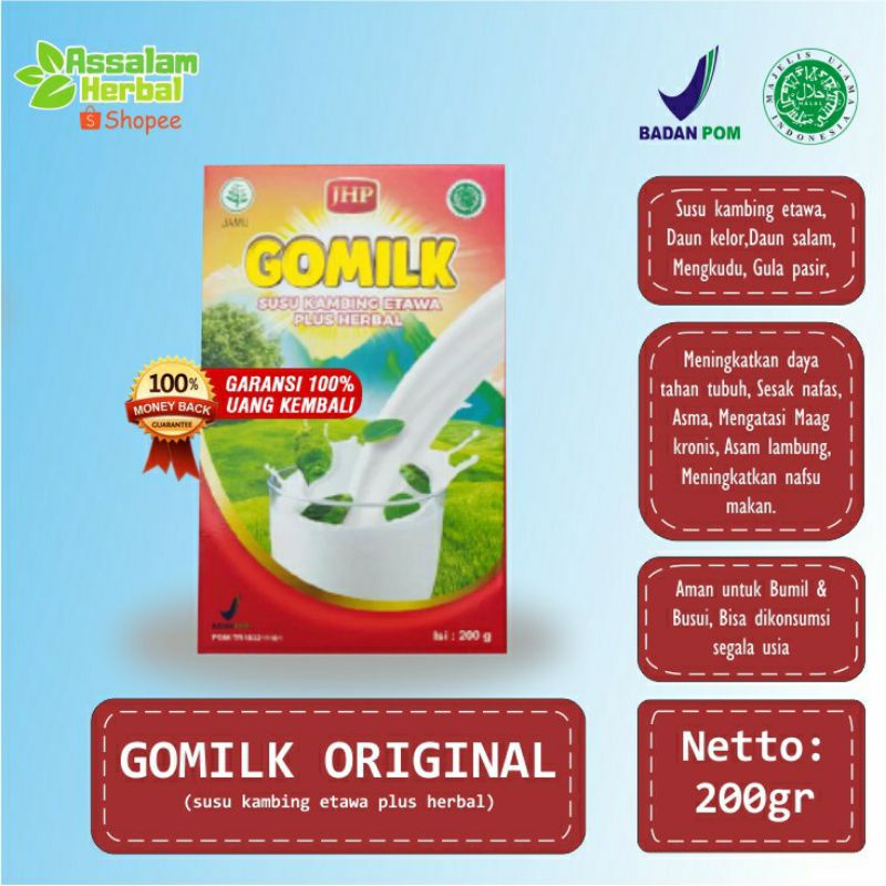 

Gomilk Susu Kambing Etawa Plus Herbal