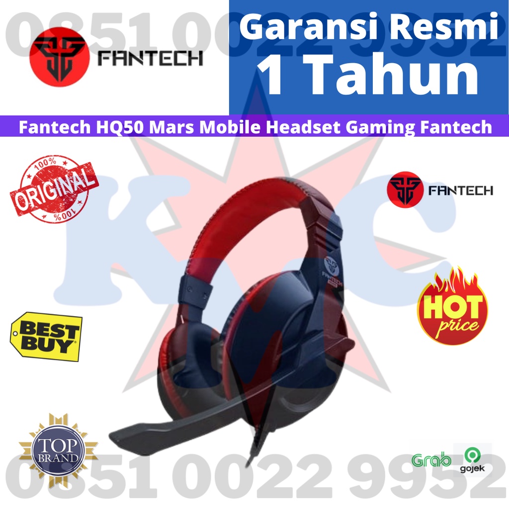 Headset Gaming FANTECH HQ50 Mars