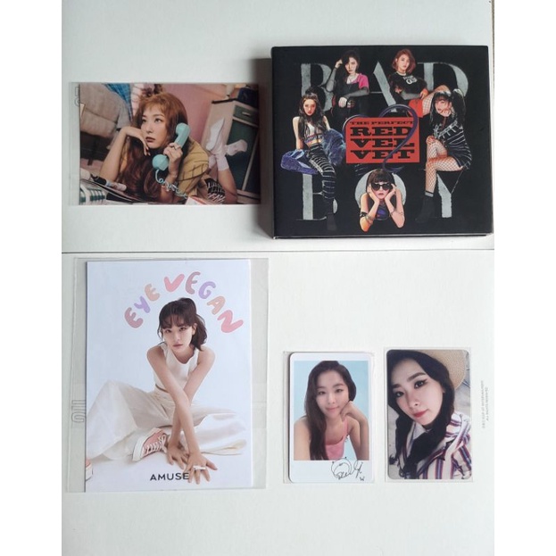 Photocard Seulgi Red velvetalbum badboy,pc seulgi the red,polaroid amuse seulgi,postcard
