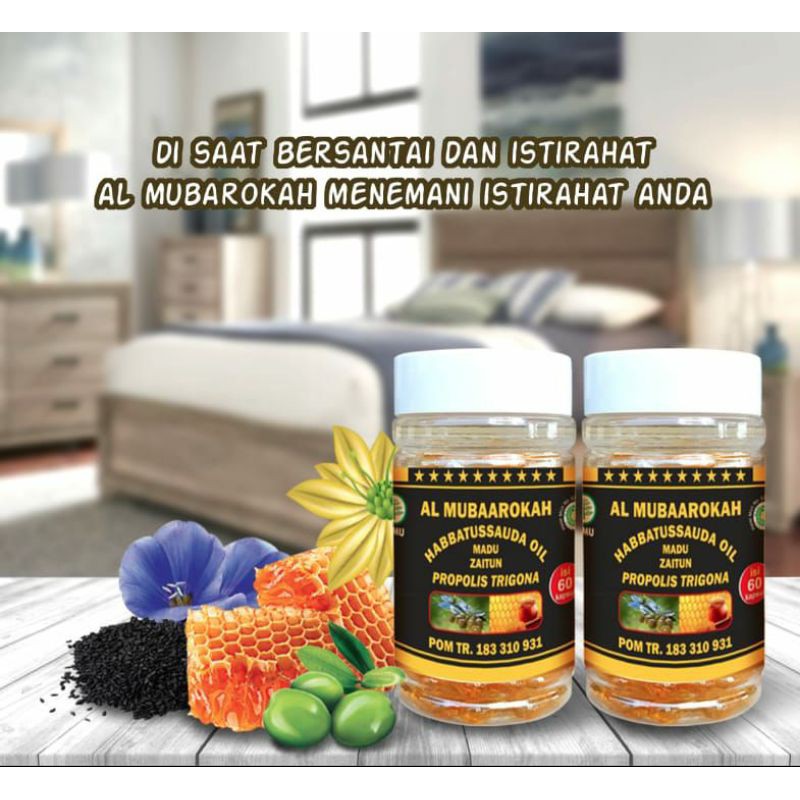 al mubarokah habbatussauda' oil plus