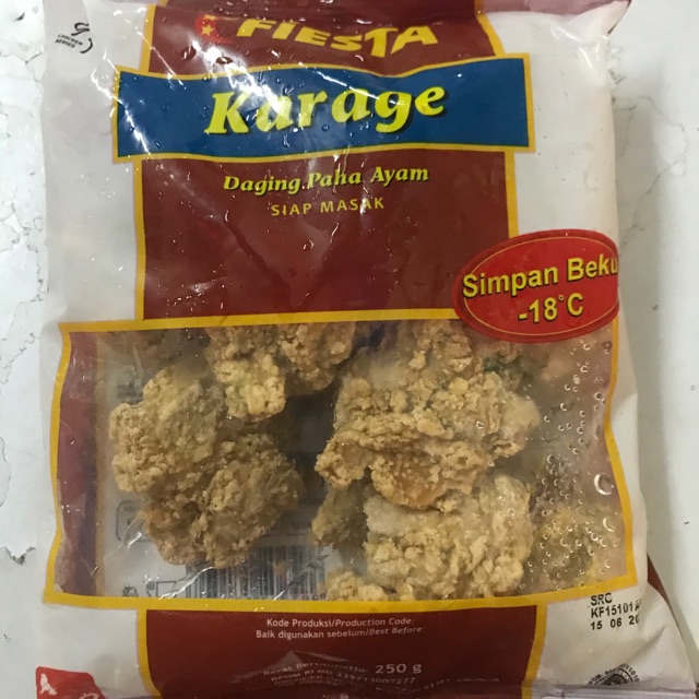 

Fiesta Karage 250gr dan 500gr