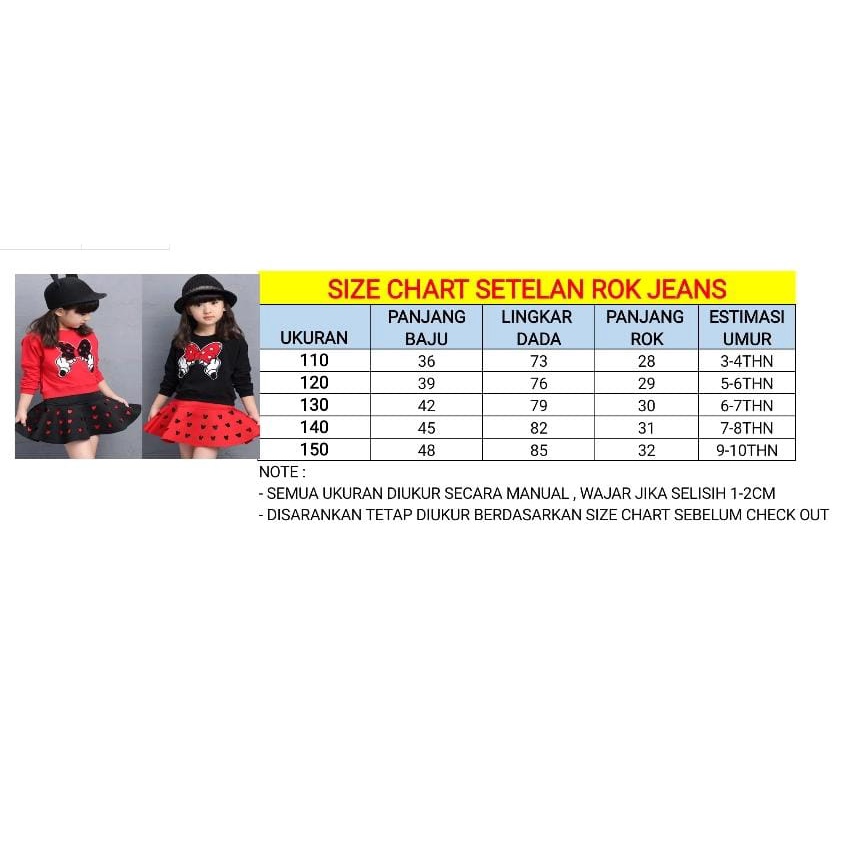 BAJU SETELAN ANAK PEREMPUAN 2PIECE KAOS LENGAN PANJANG + ROK PENDEK IMPORT HIGH QUALITY 2-10TAHUN