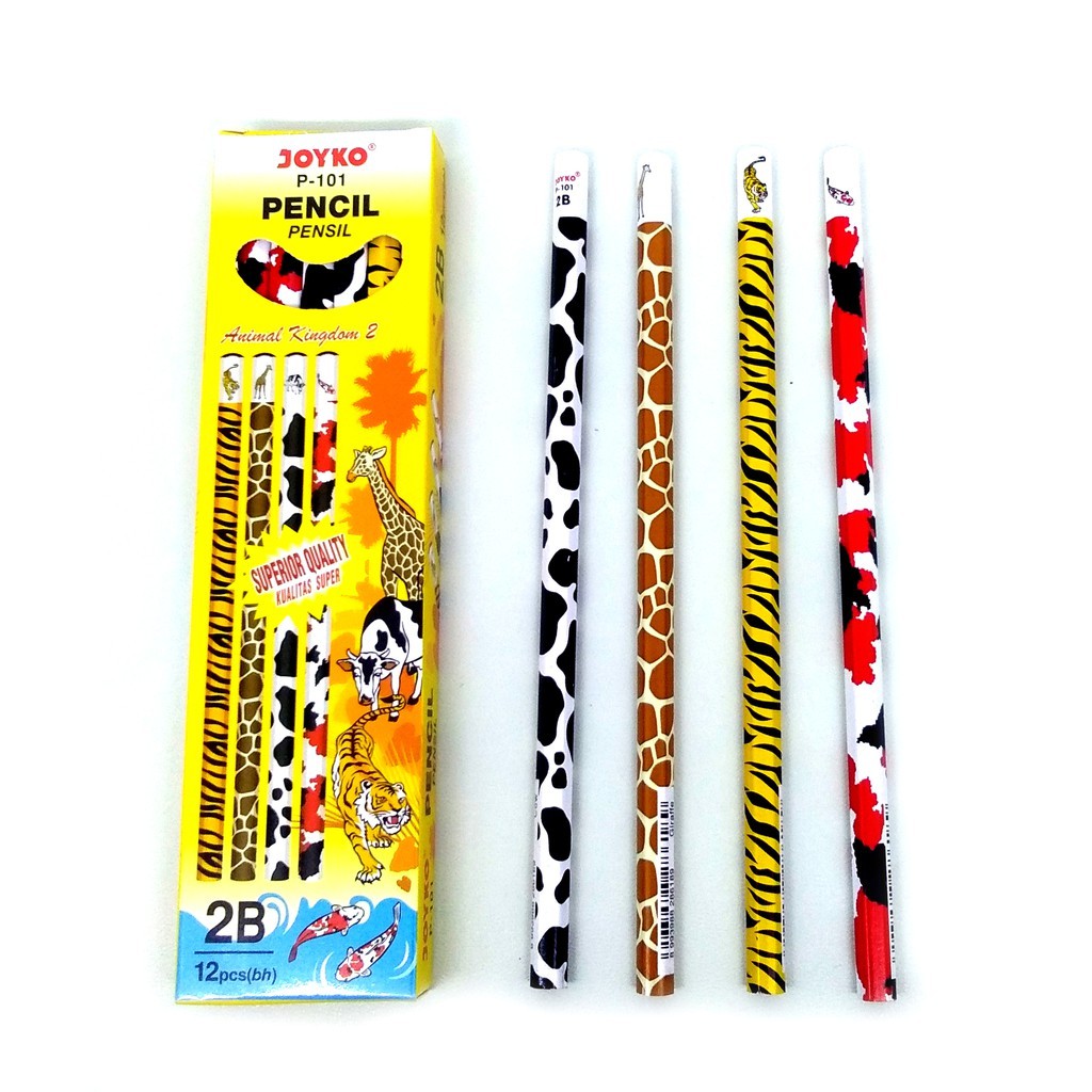 

Pencil / Pensil Joyko P-101 P-99 / 2B / Animal Kingdom