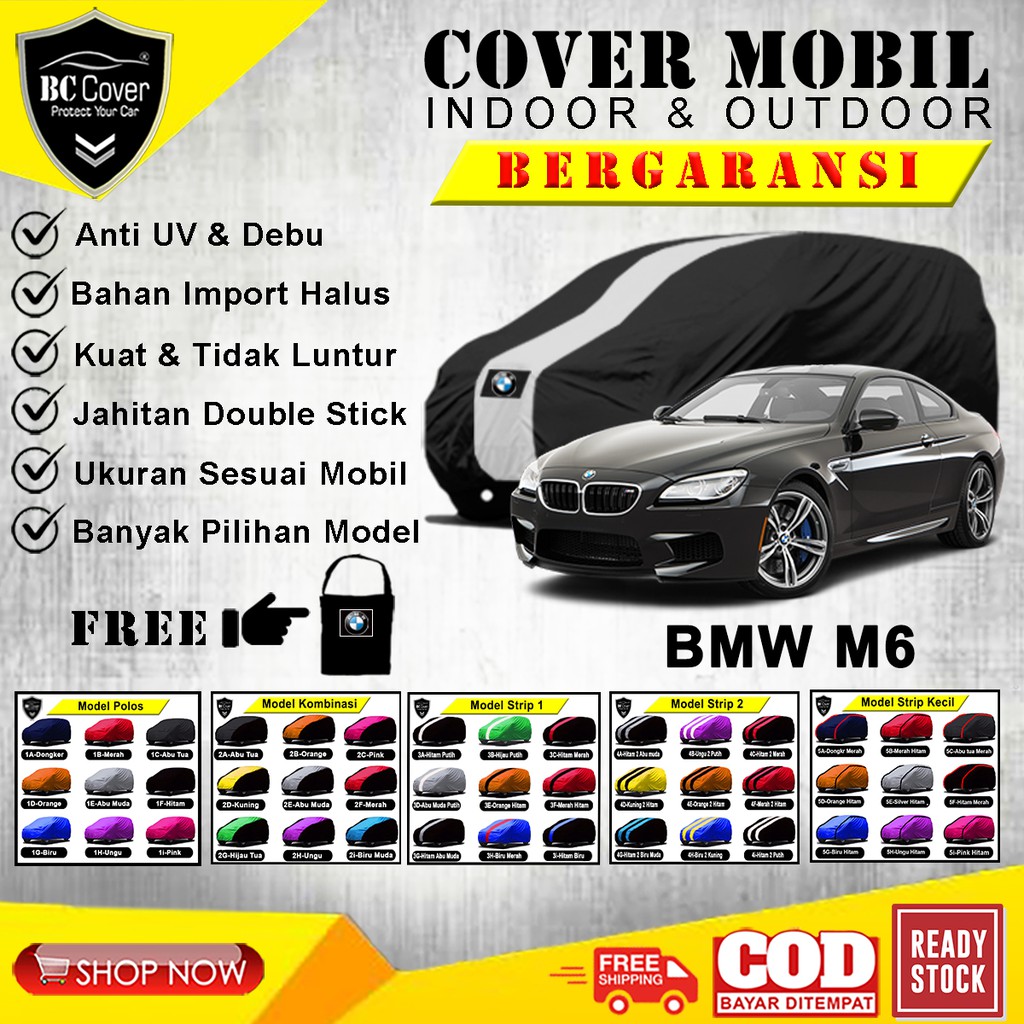 Body Cover Mobil Sedan BMW M6, Sarung Mobil BMW M6, Selimut Mantel Penutup Pelindung Outdoor