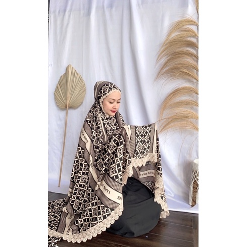 Mukena Marwah Traveling Jumbo Rayon Premium Motif 2in1 Terbaru