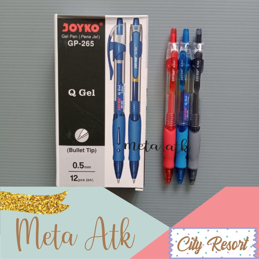 

Pulpen Joyko Q-gel GP-265 (12pc)