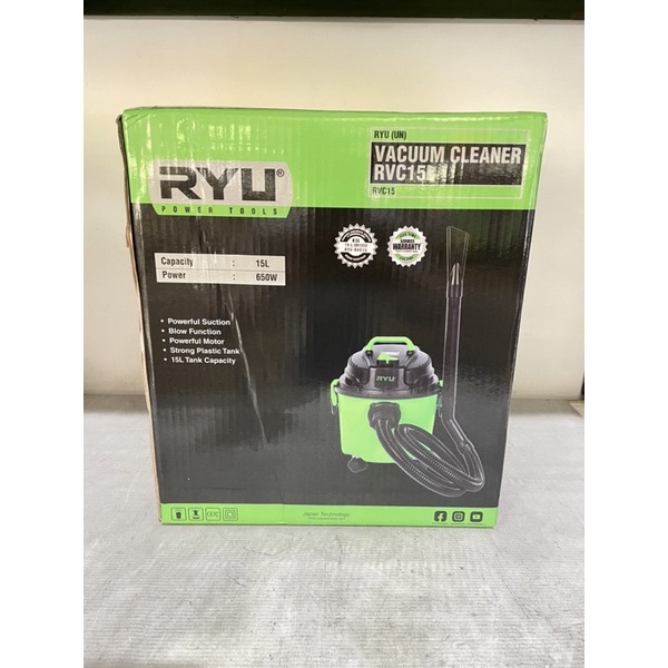 vacum cleaner rvc 15 ryu / ryu vacum cleaner / vacum cleaner 15 liter ryu / mesin vacum cleaner 3 in 1 / mesin penyedot debu / alat penyedot debu / mesin penghisap debu / alat penghisap debu / mesin vacum cleaner basah kering / mesin vacum cleaner murah