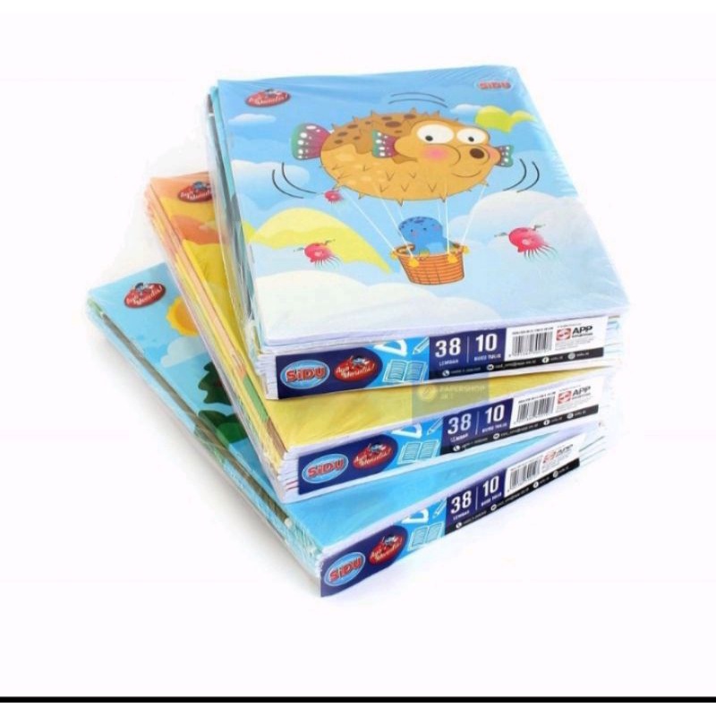 

Buku sidu is 38 (1pak isi 10@38 lembar)