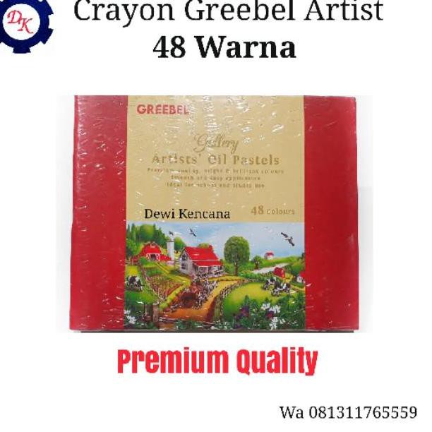 

Crayon Greebel artist 48 Warna / Artists Oil Pastels Original (KODE 9737)