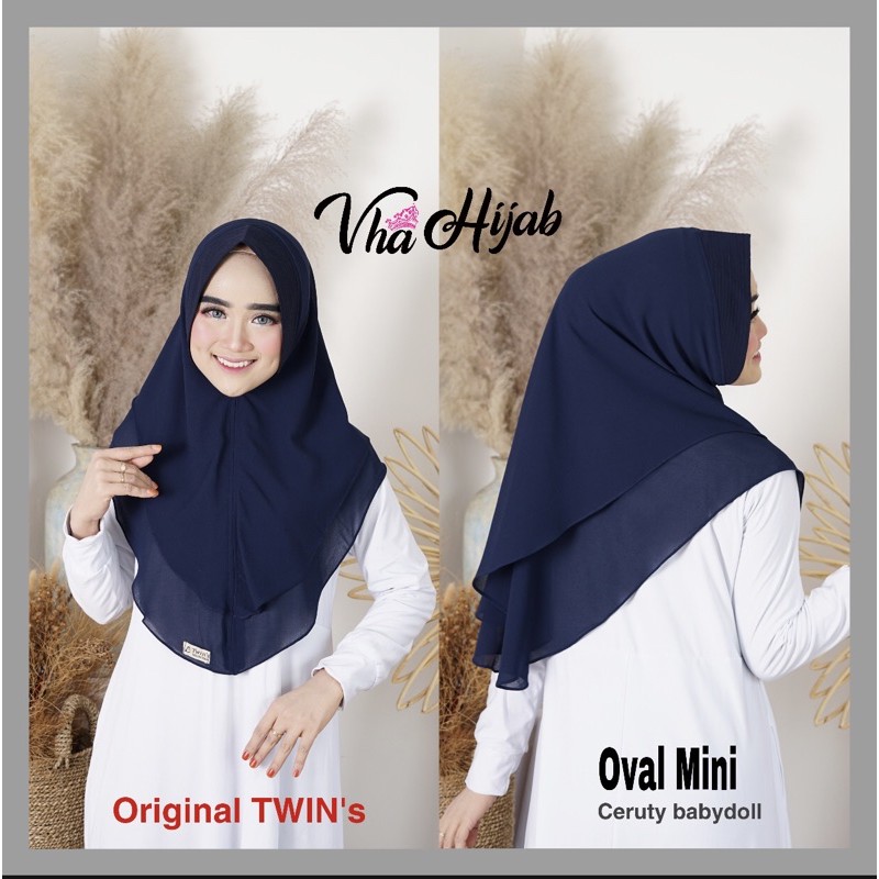 TWINS | Khimar MINI OVAL ceruty babydoll