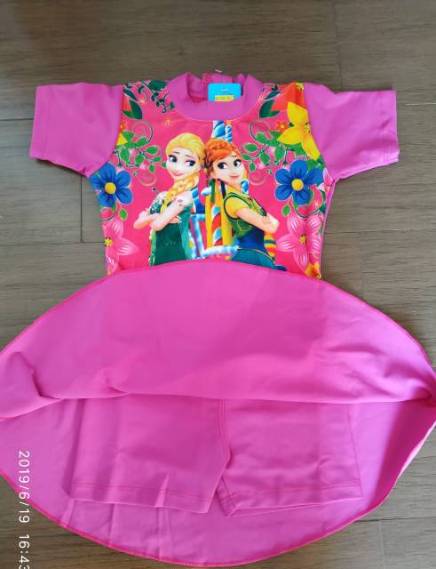 BAJU RENANG ROK GAMBAR ANAK TANGGUNG ANAK SD 5-9thn