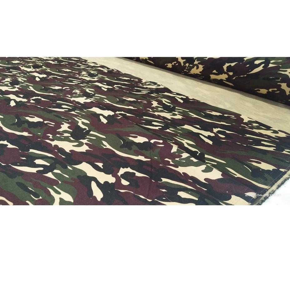 Terbaru.. Kain Loreng Banser Nasional Anti luntur katun Twill Halus - bahan Kain Banser - Kain Doren