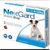 Obat Ktu Anjing NexGard Small 1 Tablet (4-10kg) Demodex Scabies