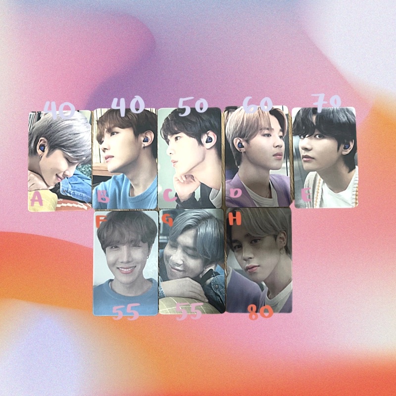 [READY STOCK] PC/Photocard BTS Samsung Galaxy S20 2020 & Earbuds