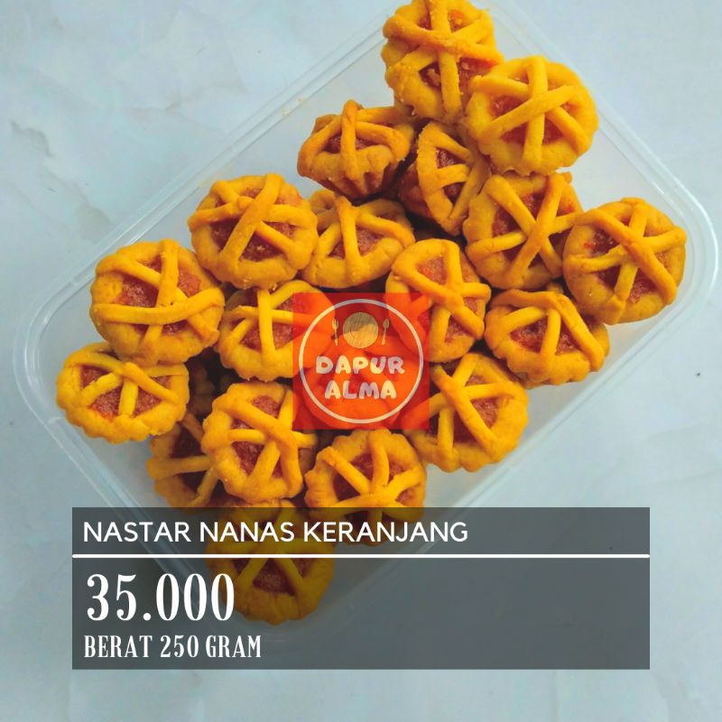 

Kuker Cookies Kue Kering Nastar Nanas Keranjang 250 gram