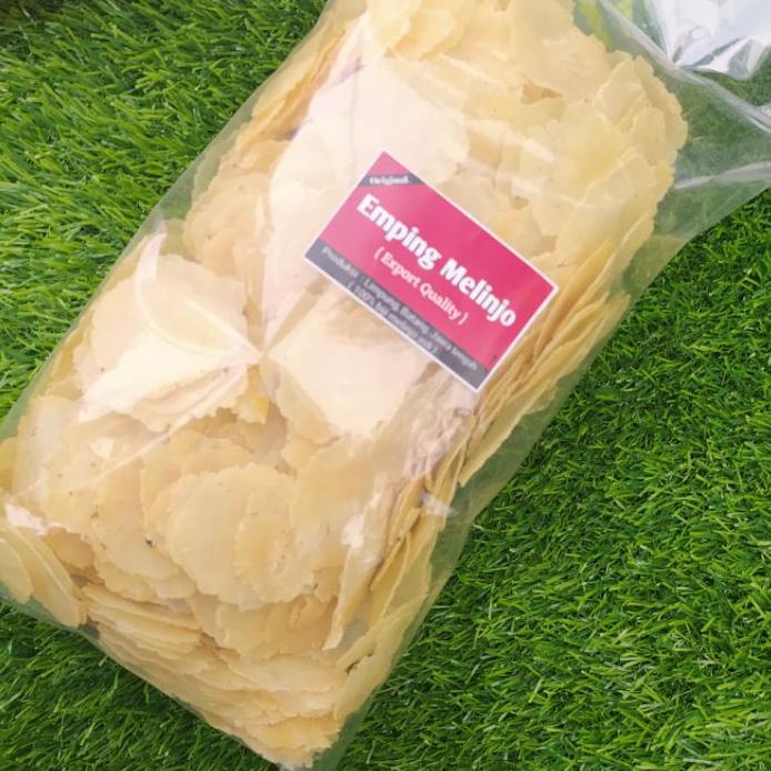 

Ready ー➽ Emping Melinjo Mentah 1kg super tipis Asli Khas Limpung produck terbaik