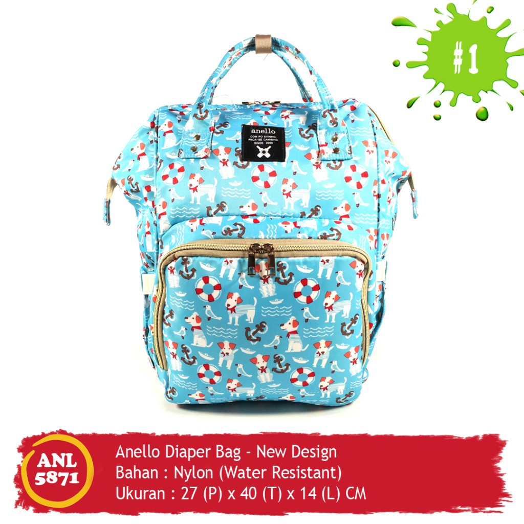 Anello Diaper Bag - Full Upgraded - New Design - ANL-5871