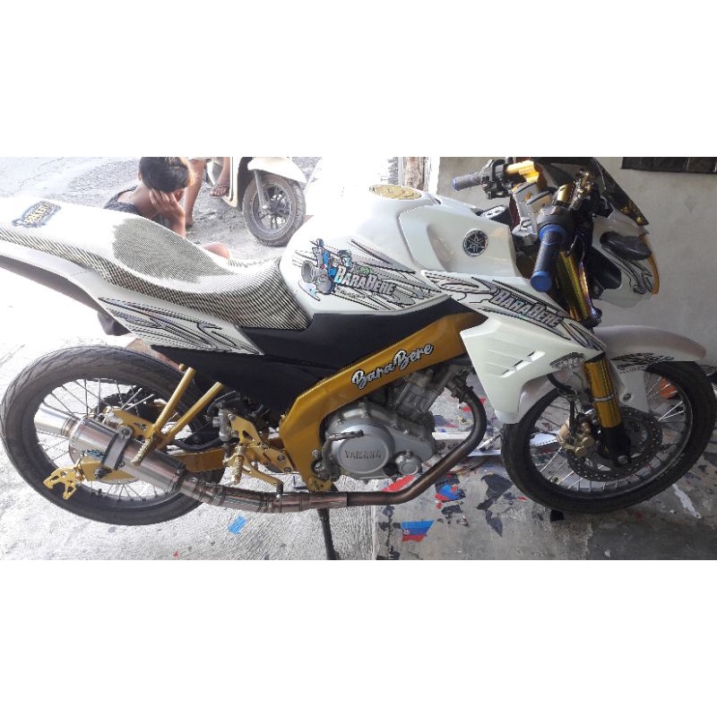 striping transparan hologram vixion new