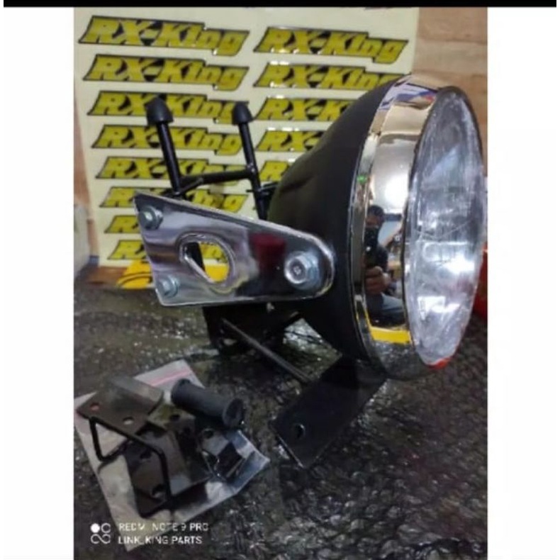 Kupingan Lampu Rx-King 08 Set Reflektor Set Plus Breket Lampu 08 Tebal