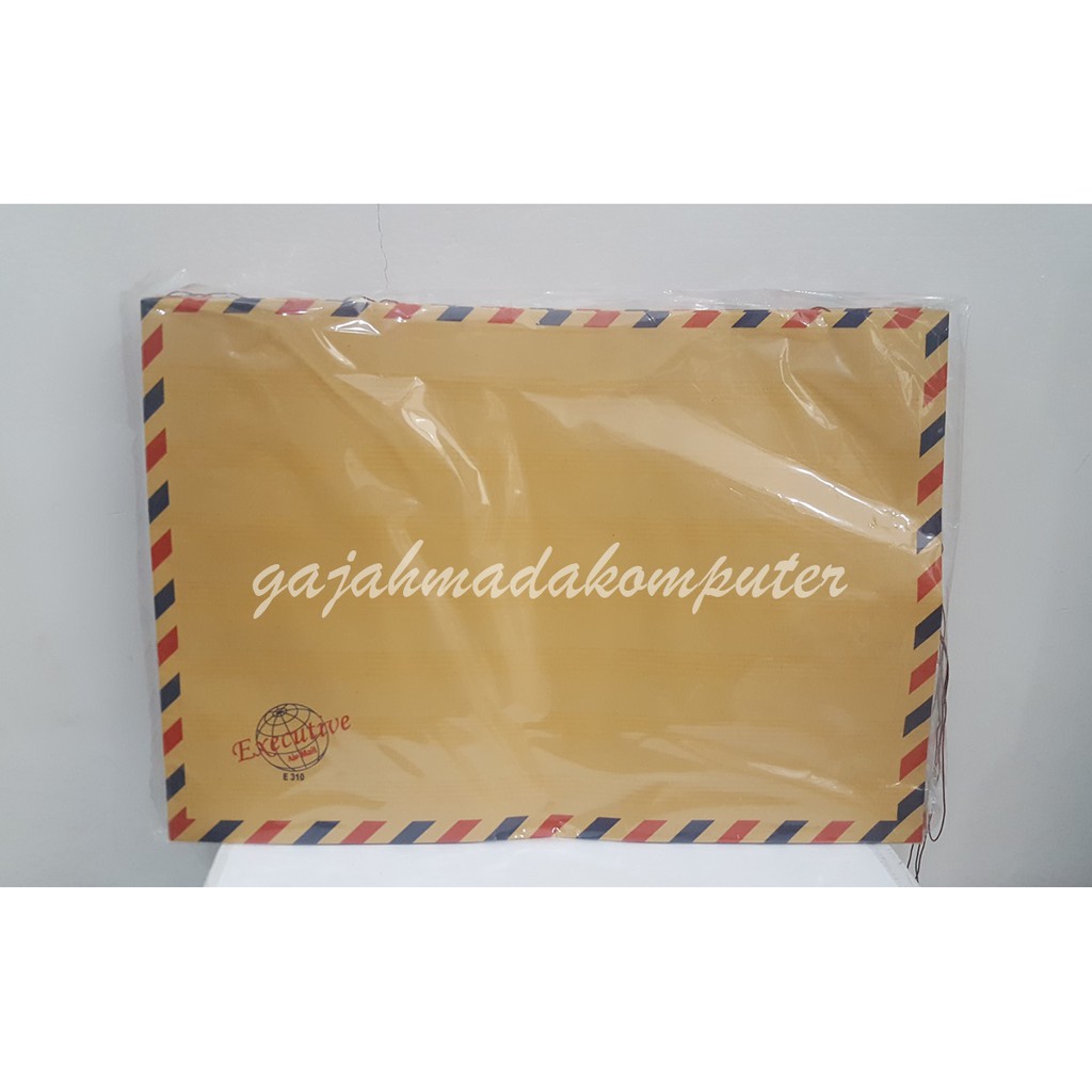 

Amplop Tali Coklat Airmail Executive Folio 310 isi 10 pcs