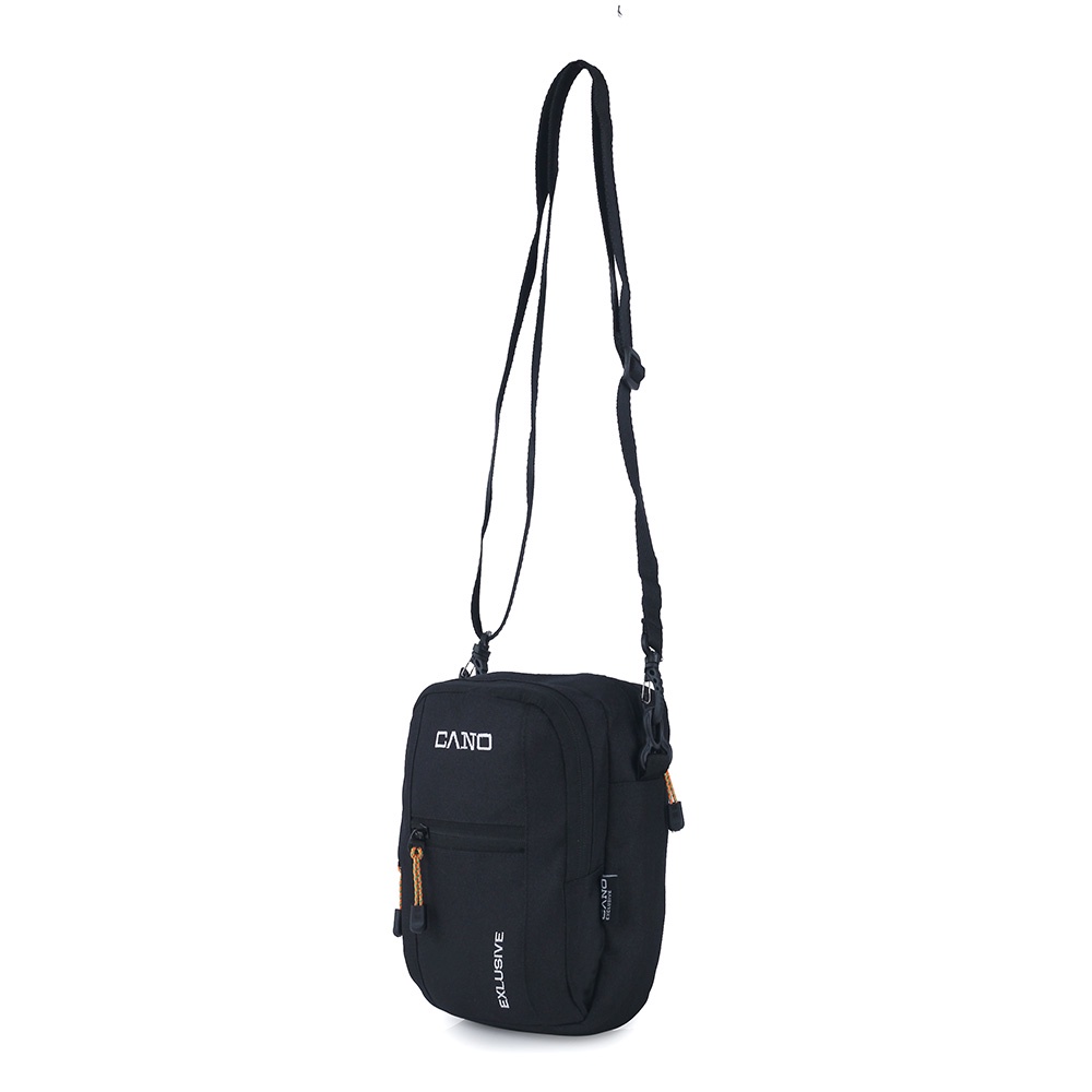 Tas Mini Multifungsi Tas Hp Dompet Tas Waistbag Tas Slempang Sling Bag Tas Selempang Unisex Hitam Cano