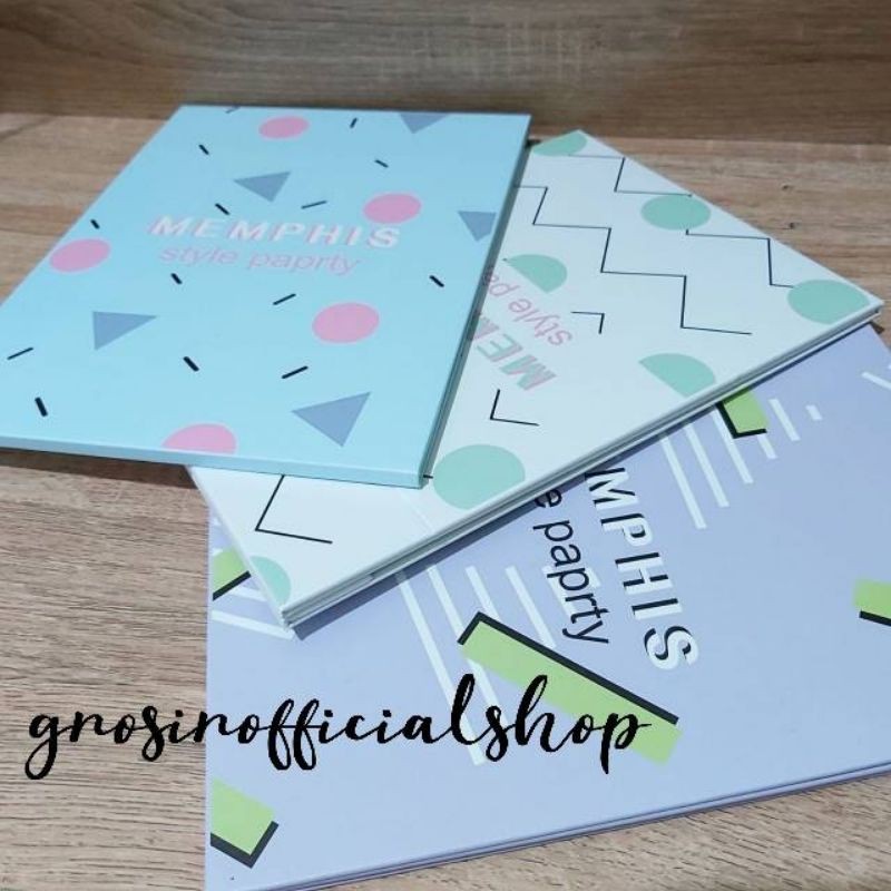 Kaca Cermin Rias Model buku uk26 x 20 Jumbo / Cermin Lipat / Cermin Cover Lucu-MEMPHIS