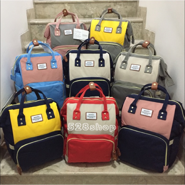 ANELLO LUX Diaper Bag GEN3+USB / Anello Tas Bayi Lux Free kabel usb