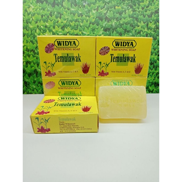 SABUN TEMULAWAK WIDYA // Whitening Soap Holo Pink With Vitamin A, C &amp; E Original - Satuan