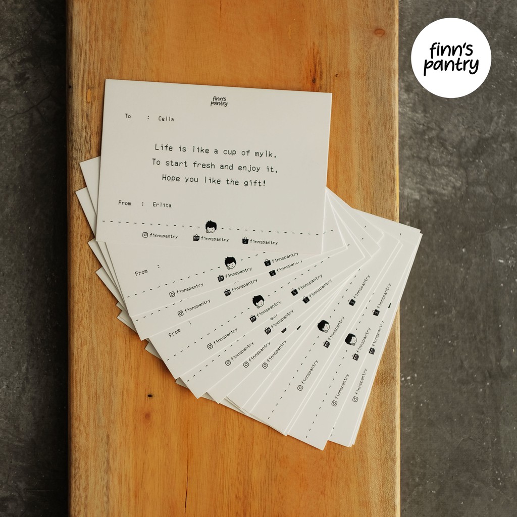 

PERSONALIZED CARD - Greeting Card/ Gift Card