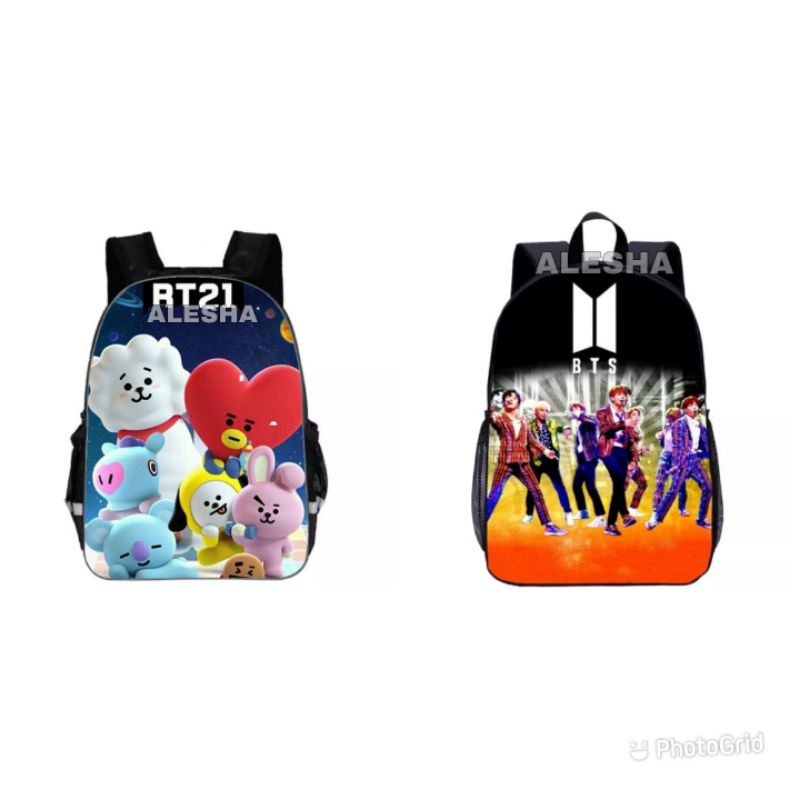 Tas Ransel Anak Perempuan BT21 & BTS