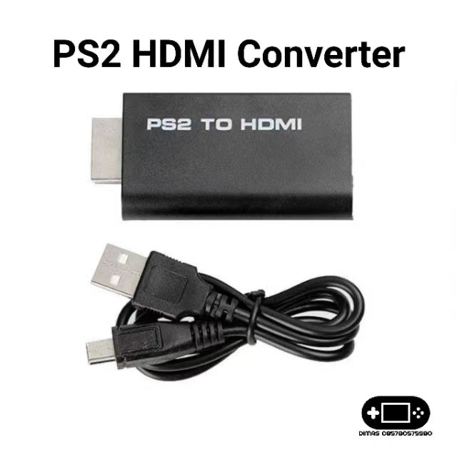 PS2 (PlayStation 2) To HDTV Converter Adapter/ PS2 To HDMI