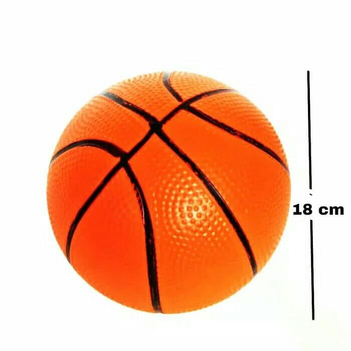 Mainan Bola Basket Karet Anak Tanpa Ring