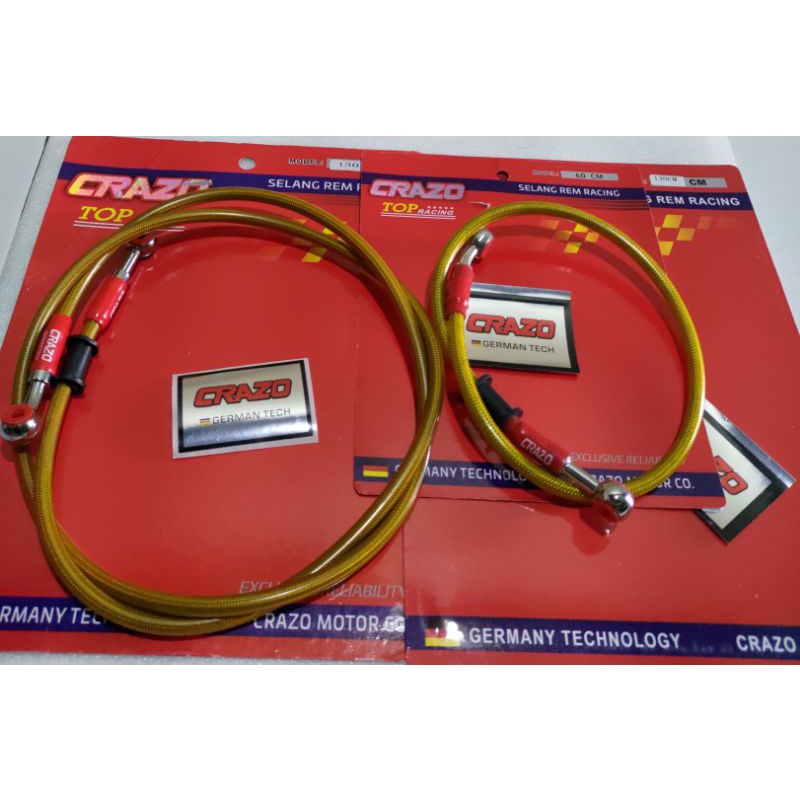Slang Rem Depan belakang KLX D-Tracker CRF WR 155 kuning