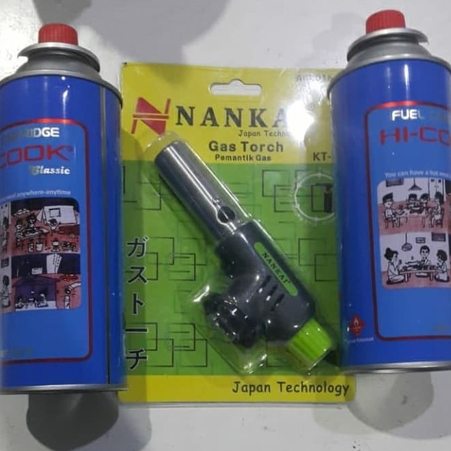 PAKET 1  KEPALA GAS NANKAI + 2 KALENG HI COOK