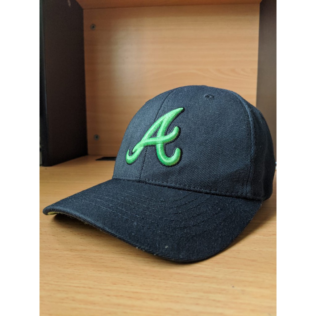 Topi Baseball MLB Atlanta Braves Second Branded Import